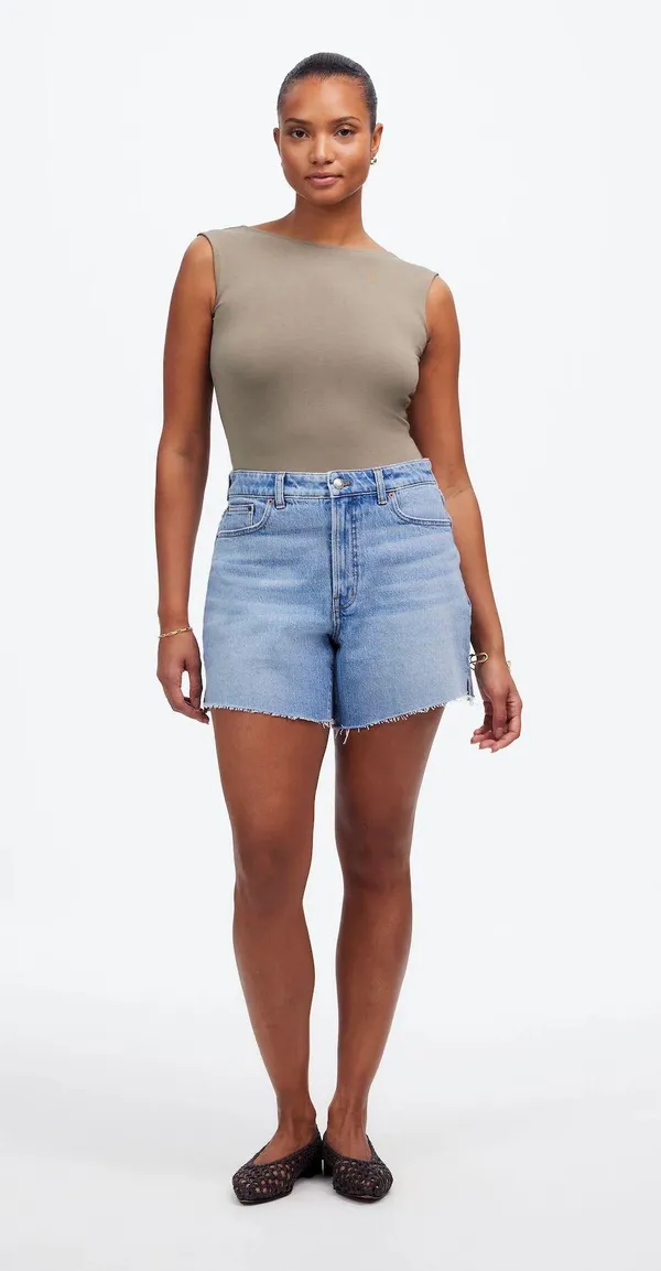 Madewell The Curvy Perfect Vintage Jean Shorts - Image 2