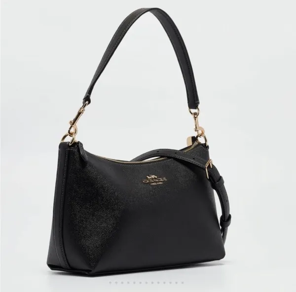 Coach Black Leather Clara Bag - Image 2