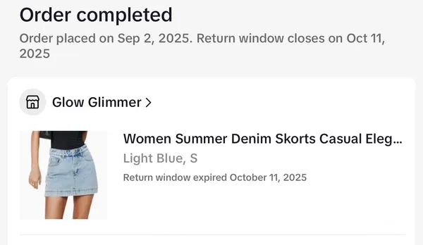 Denim Skirt Blue - Image 6
