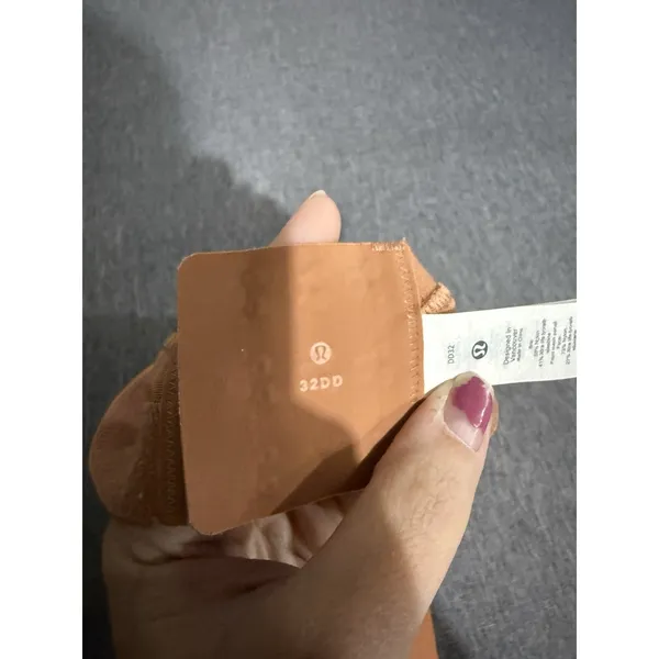 lululemon Women's Run Times High Support Bra Terracotta Adjustable Strap 32DD - Image 5