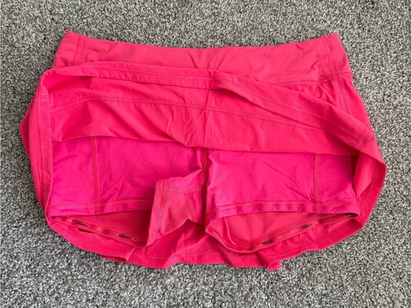 Lululemon Pace Rival Mid-Rise Skirt Pink Size 12 Athletic Skirt - Image 6