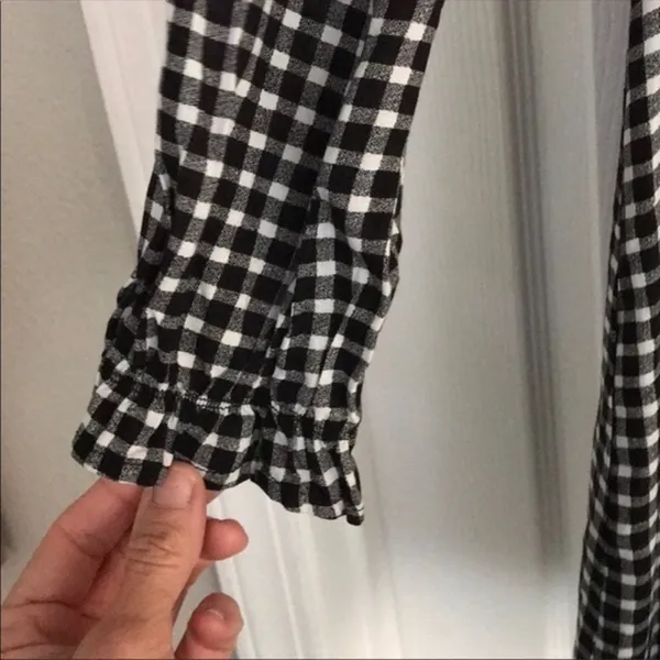 Elodie Gingham Button down dress. - Image 4