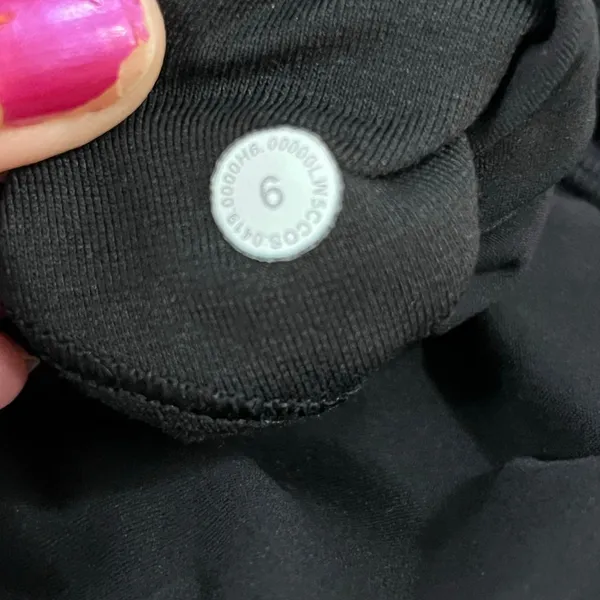 Lululemon Align Pant 28" Wrap Waist Black Size 6 High Rise Athleisure - Image 7