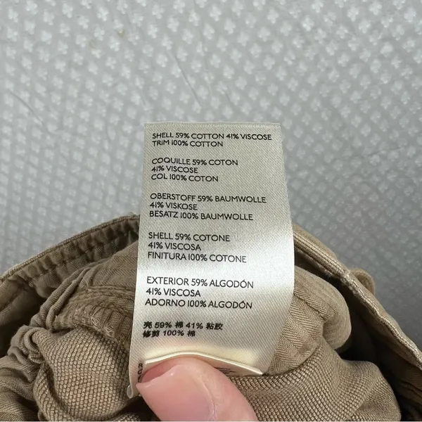 Free People Tan Margate Pleated High Rise‎ Paperbag Pants - Image 5