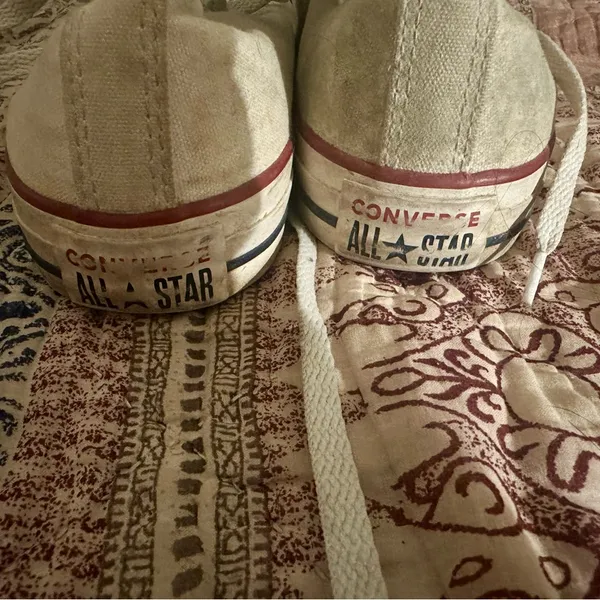 White High-Top Converse - Image 5