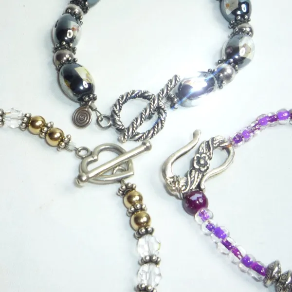 Bundle of Glass Bead Bracelets - Image 7