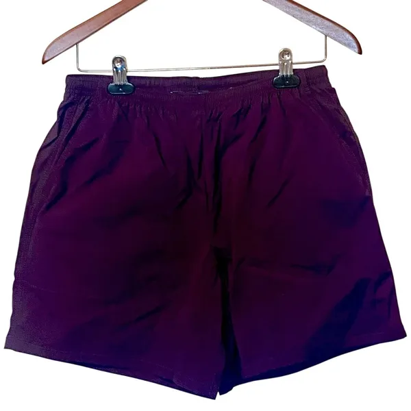 Lands' End Purple Shorts w/ Front Tie and Pockets - Image 2