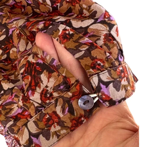 Like New NATURAL LIFE Floral Tiered Maxi Dress Size Medium - Image 5