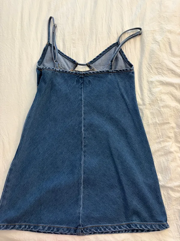 Princess Polly Denim Mini Dress - Image 3