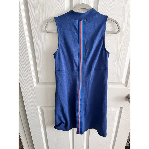 TITLE NINE Midi Dress Womens Small Sleeveless Blue/Red Activewear Tennis Golf - Image 7