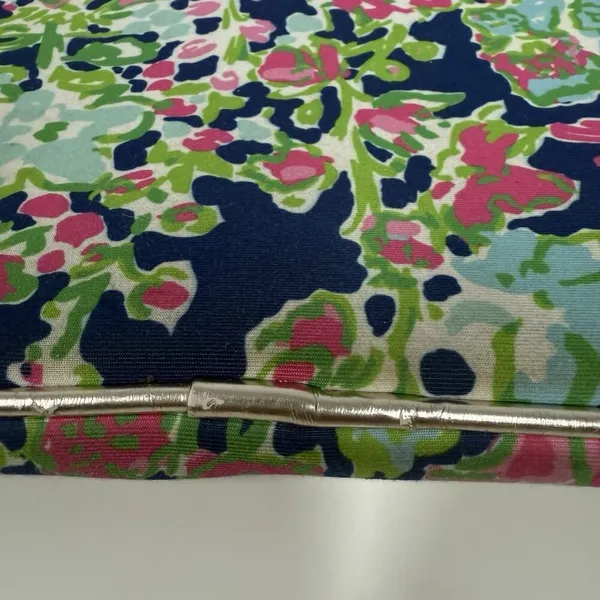 Lilly Pulitzer Ipad Notebook Tablet Neoprene Case Padded 13X9.5" Blue Floral Zip - Image 7