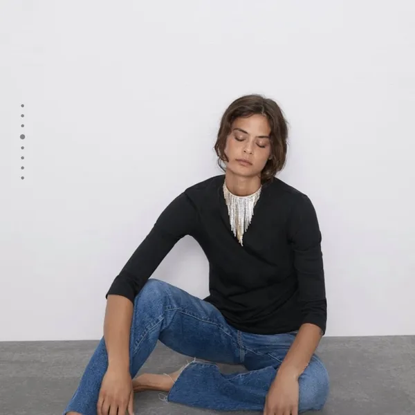 ZARA Fitted‎ top - Image 2