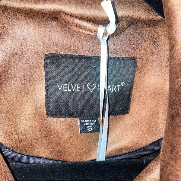 NEW Velvet Heart Faux Leather Moto Jacket Women S Biker Edgy Steampunk Grunge - Image 4