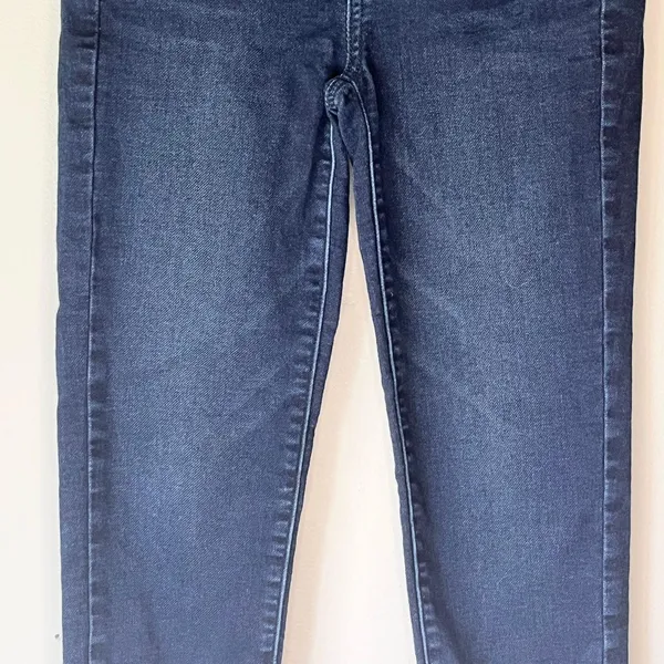 American Eagle Dark Wash Indigo Super High Rise Jegging Super Stretch Size 2 Reg - Image 9