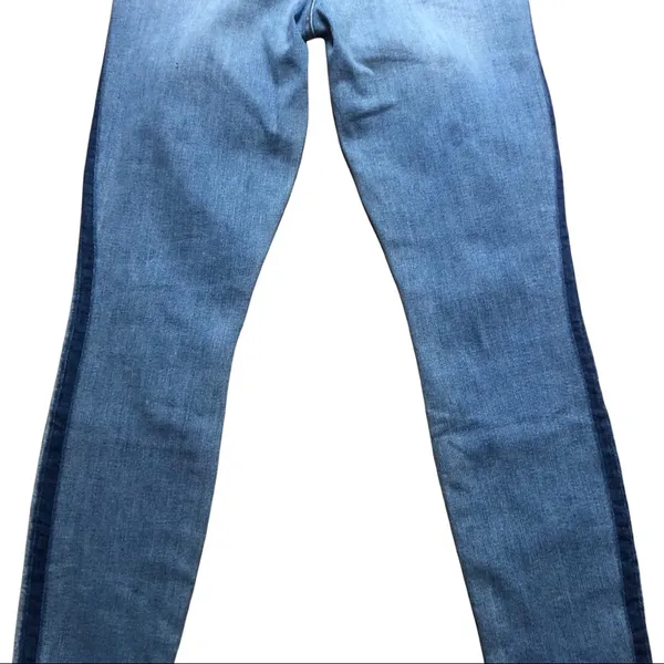 MOTHER Denim Stunner Zip Ankle Step Fray `Light Kitty Racer’ Size 27 Pre-Loved - Image 5