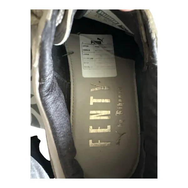 Puma X Fenty Rihanna Pointy Creeper Patent 36627002 DoveGray Women's Size 6 - Image 8