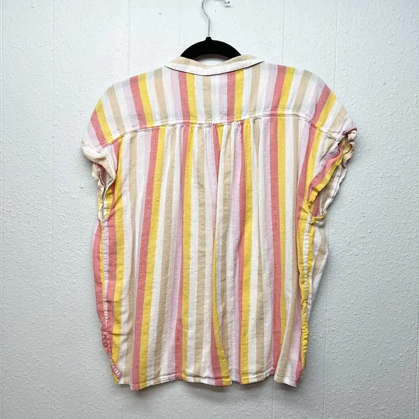 Old Navy Multicolor Womens Shirt Large Casual Lightweight Minimalist Breathable - Image 5