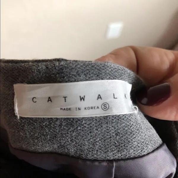 Catwalk Gray Denim‎ Mini Skirt - Image 7