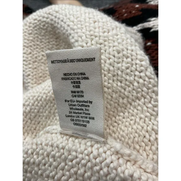 NWT $198 Free People Size XSmall Scotland Neutral Combo‎ Long Sleeve Mini Dress - Image 12