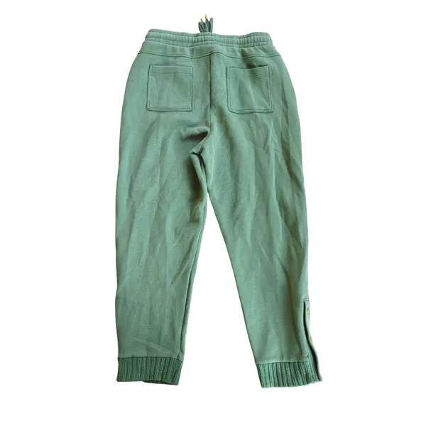 Saturday Sunday Anthropologie Sage Green Snap Button Hem Joggers Size Medium - Image 3
