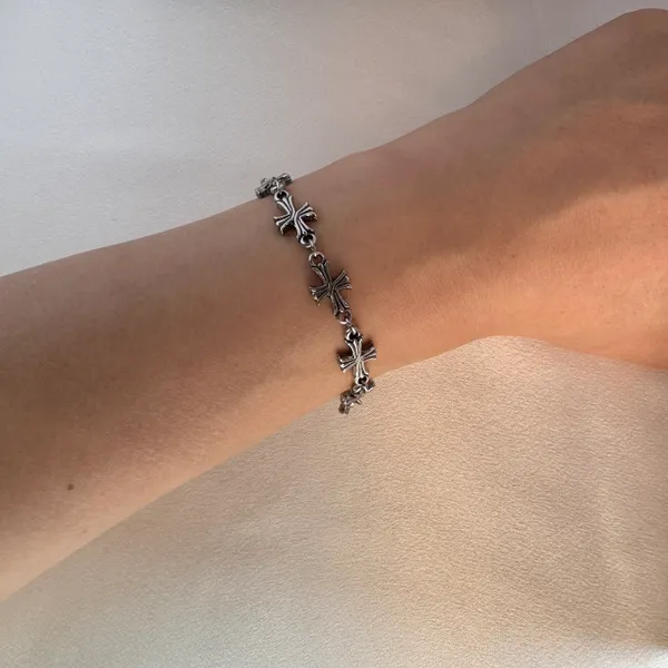 Cross Bracelet for Men Women,Streetwear Punk Hip Hop Unisex Style - Image 5