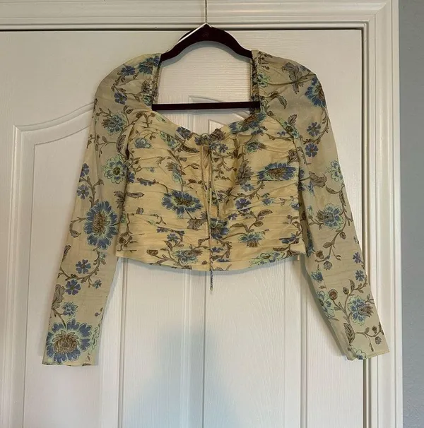Mango floral blouse - Image 5