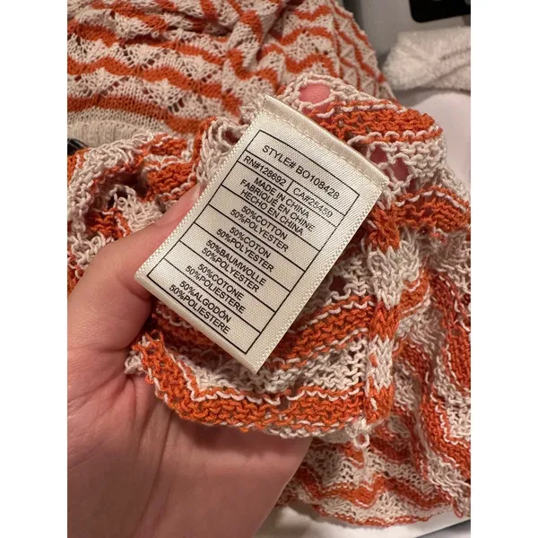 Steve Madden Theresa Sweater Dress XS Orange Striped Knit Maxi‎ NWT - Image 10
