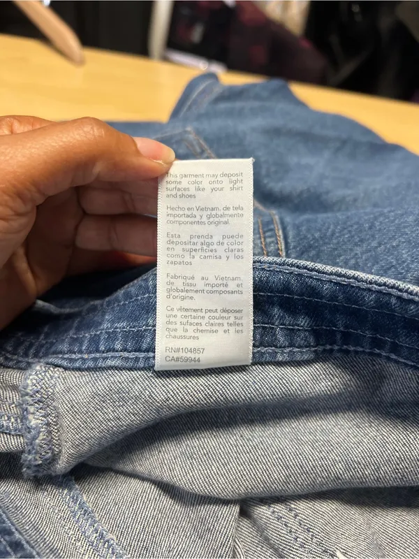 AG Saige Wide Leg Crop Watermist Paneled Jeans Size 33 - Image 10
