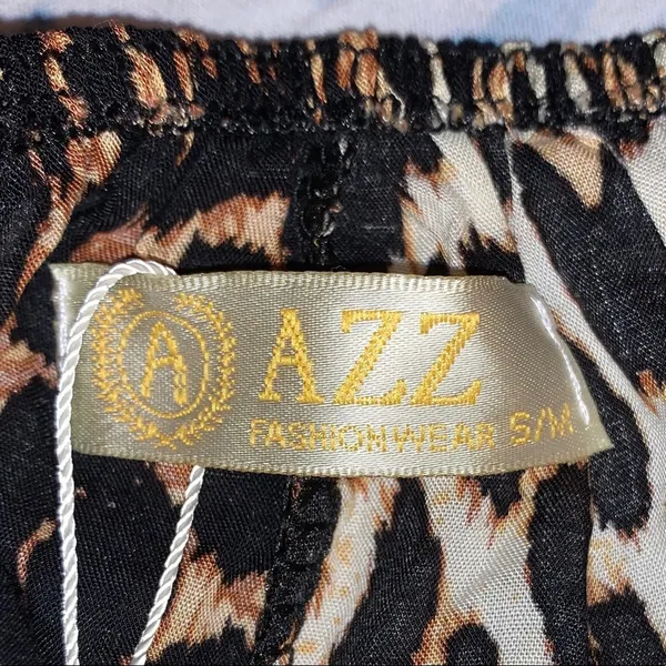 NWT‎ Azz Leopard Print Maxi Dress Small Brown - Image 4