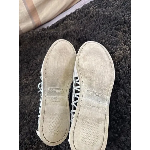 Sperry Top siders off white size 9M - Image 11