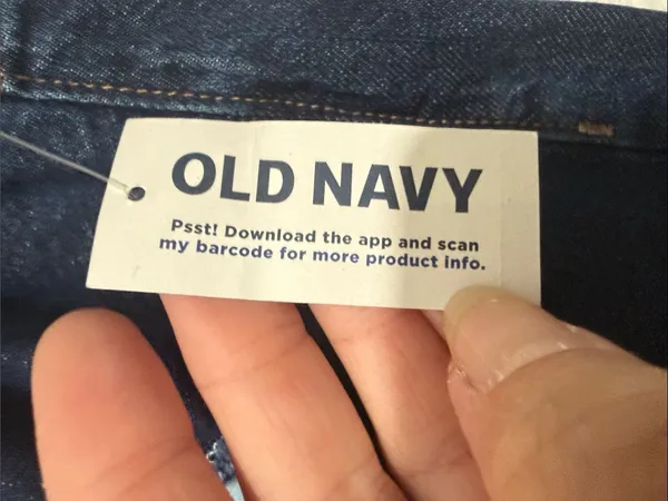 NWT OLD NAVY Mid Rise WOW Baggy Wide Leg Blue Jeans Size 16 - Image 5