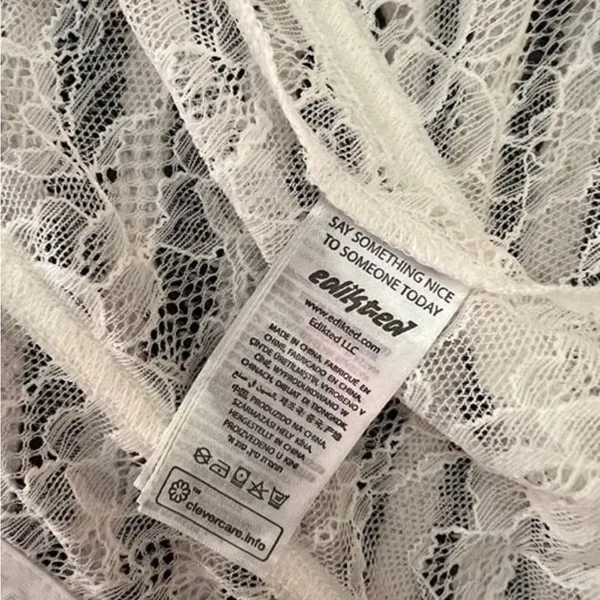 Edikted‎ small white corset top - Image 7