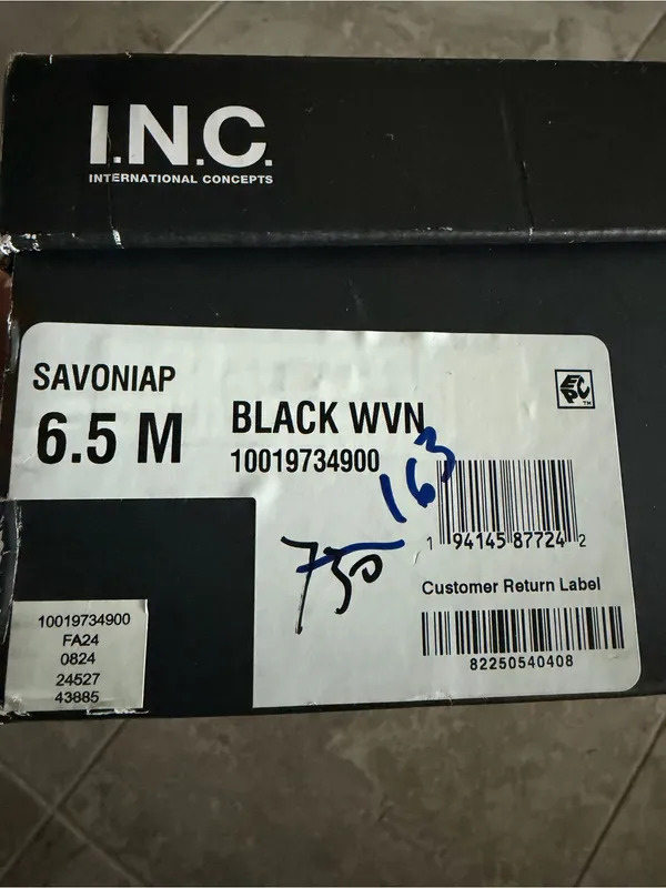 INC Savonia Woven Knee High Stiletto Boots in Black, Size 6.5, NEW in Box $229.5 - Image 6