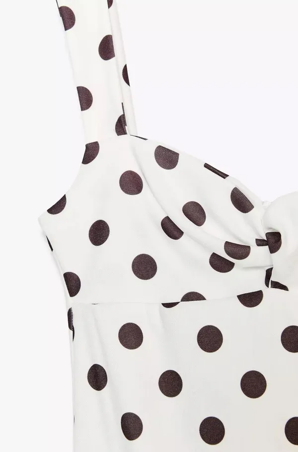 ZARA Polka Dot Balloon Mini Dress - Image 10