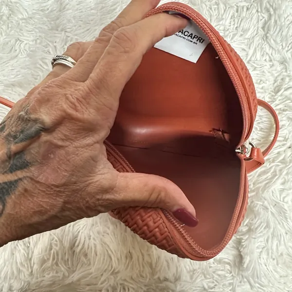 Women's Round Woven Bag - Image 10