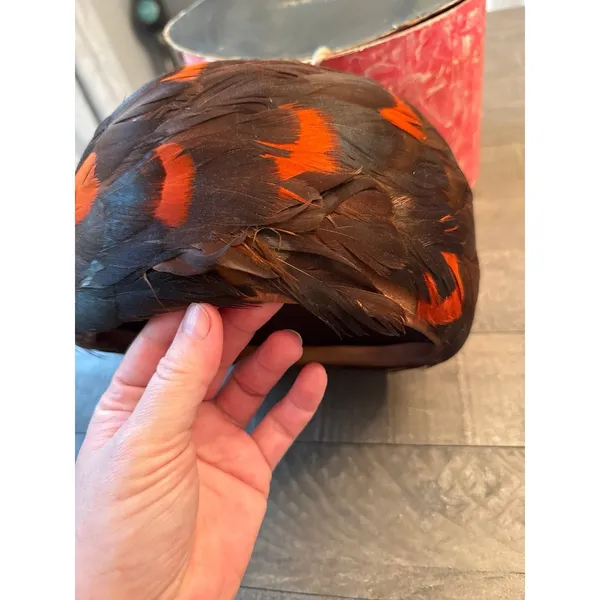 VTG The May‎ Company Cleveland Ohio Feather Hat - Image 3