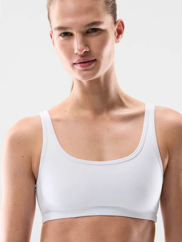 Aritzia Butter Mini Bra Top White - Image 6