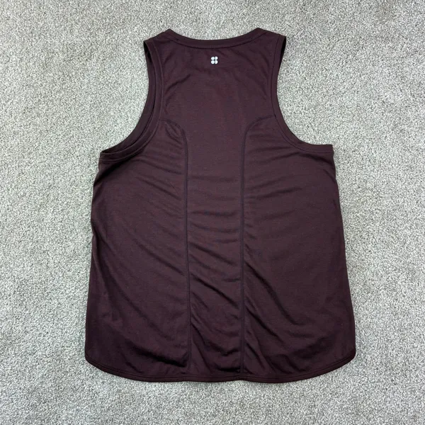 Sweaty Betty Tank Top Womens M Maroon SB4600 Racerback Workout Running Yoga Gym - Image 3