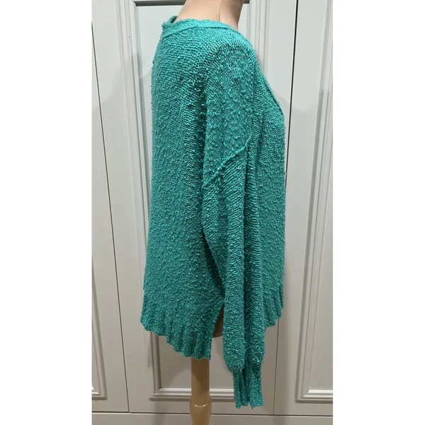Anthropologie Pilcro Women's Medium Green Oversized‎ Textured Slouchy Sweater - Image 4