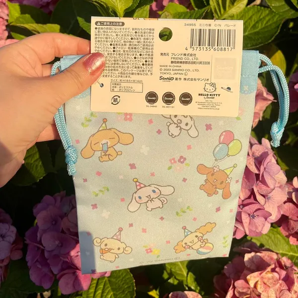 Sanrio Cinnamoroll Small Drawstring Bag - Image 2