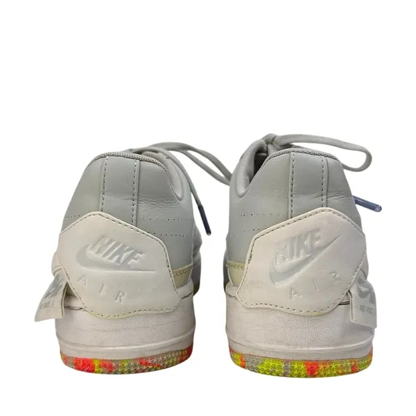 Nike Air Force 1 Jester Gray Floral Print Lace Up Low Top Sneakers Shoes Size 10 - Image 3