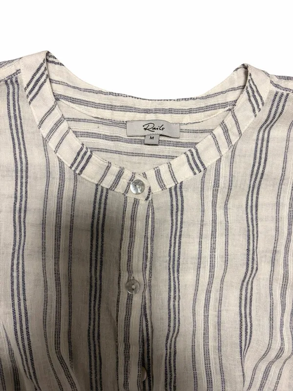 Rails Angelina Cape May Stripe Mini Dress Size Medium - Image 9