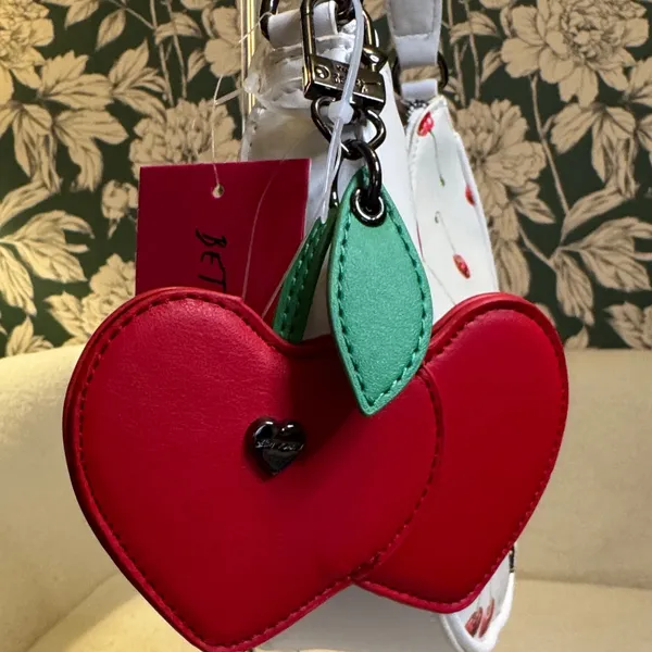 Betsey Johnson Cherry On Top Shoulder Bag - From the BJ Kitsch Collection NWT - Image 3