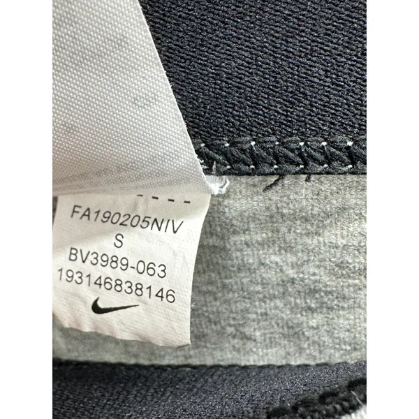 Nike Gray Future Logo Cropped Mid Rise‎ Leggings Cotton BV3989-063 Womens Size S - Image 6