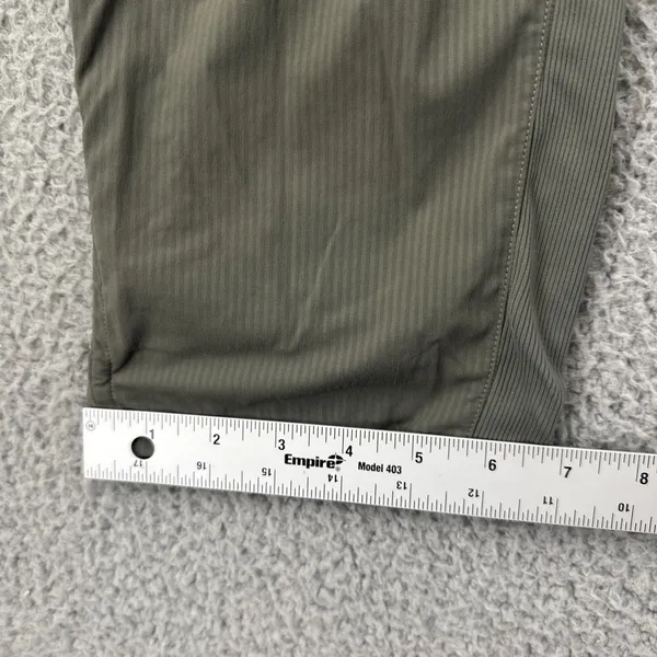 Lululemon Beyond The Studio Crop Pants Olive Green Athleisure Women's 8 x 25 - Image 9
