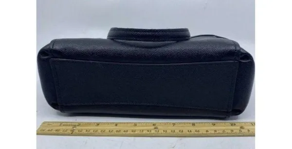 Coach Carryall Mini Brooke Light Goldblack Leather Cross Body Bag - Image 3