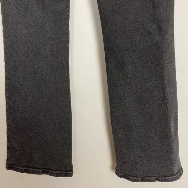 Madewell Jeans Cali Demi-Boot Bootcut Women Black Size 26 Faded‎ Black Stretch - Image 8