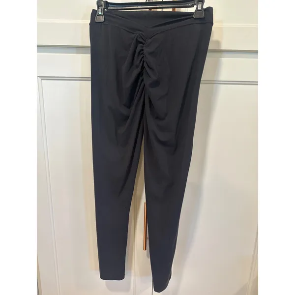 Gymshark Whitney Simmons Scrunch Bum Leggings Black High Waisted M athleisure - Image 4