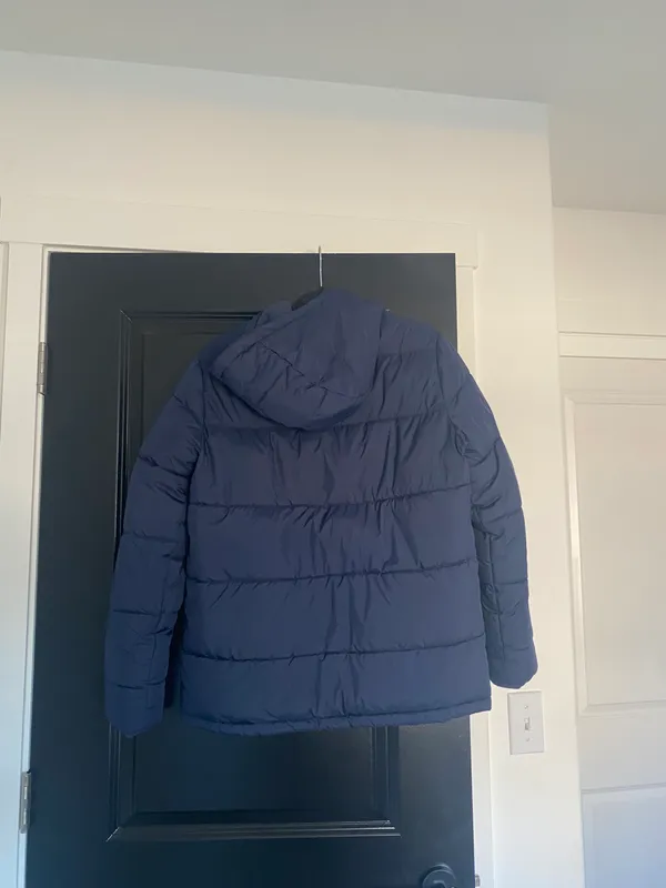 Navy Puffer Jacket Blue - Image 6