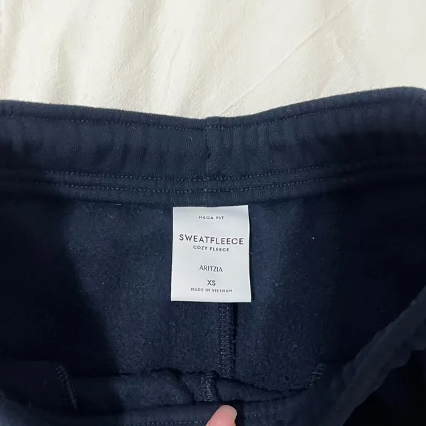 Aritzia Navy Sweatfleece sweats - Image 2